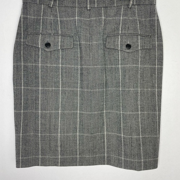 Judith & Charles classic wool plaid mini skirt - Picture 5 of 8
